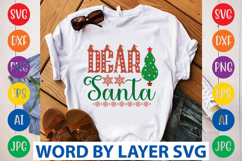 Dear Santa SVG Design SVG Rafiqul20606 