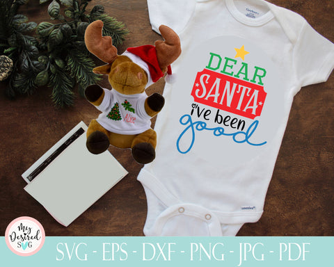 Dear Santa Svg, funny christmas svg, kids christmas svg, holiday svg, naughty list svg, santa baby, christmas svg file, Cricut or Silhouette SVG MyDesiredSVG 