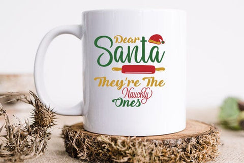 Dear Santa Theyre The Nauchty Ones SVG Angelina750 