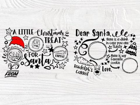 Dear Santa Tray SVG Bundle, Christmas Svg, Cookies SVG TonisArtStudio 