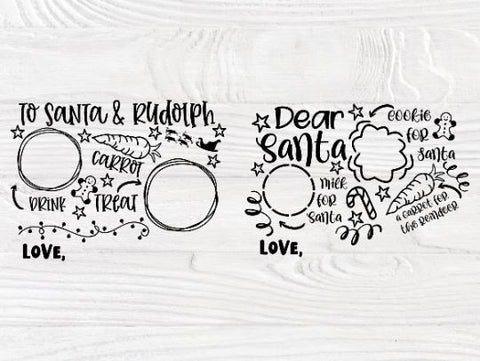 Dear Santa Tray SVG Bundle, Christmas Svg, Cookies SVG TonisArtStudio 