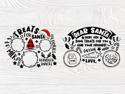 Dear Santa Tray SVG Bundle, Christmas Svg, Cookies SVG TonisArtStudio 