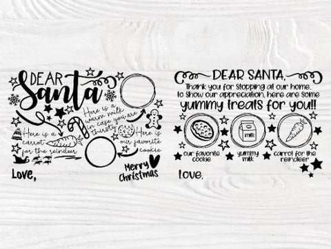 Dear Santa Tray SVG Bundle, Christmas Svg, Cookies SVG TonisArtStudio 