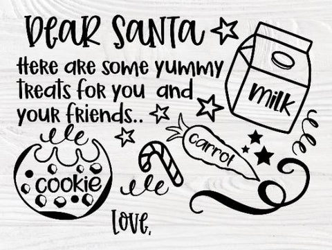 Dear Santa Tray SVG Bundle, Christmas Svg, Cookies SVG TonisArtStudio 