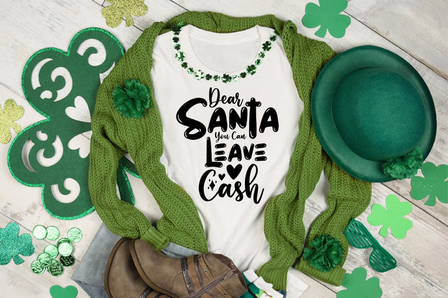 Dear Santa You Can Leave Cash SVG orpitasn 