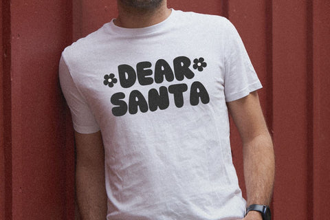 Dear Snow - Retro Bubbly Font Font Masyafi Studio 