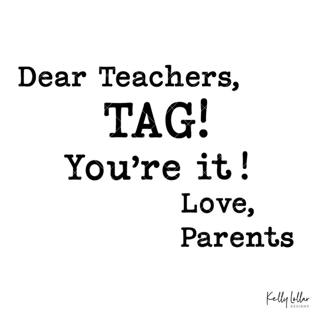 Dear Teachers SVG Kelly Lollar Designs 
