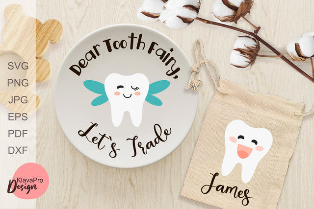Dear Tooth Fairy, Let`s trade - Tooth fairy svg SVG Klava P 