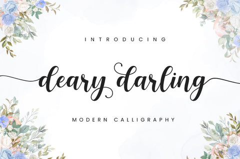 Deary Darling Font Manjali_Studio 