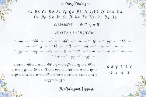 Deary Darling Font Manjali_Studio 