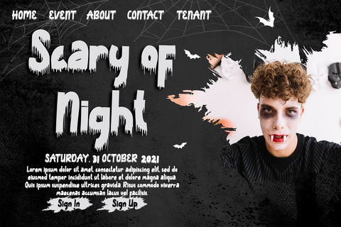 Death Party Font Prasetya Letter 