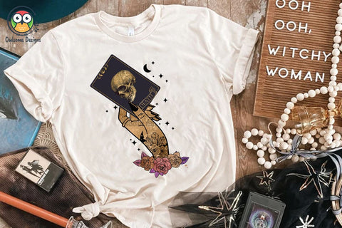 Death Tarot Sublimation Design Sublimation LAM HOANG THUY 