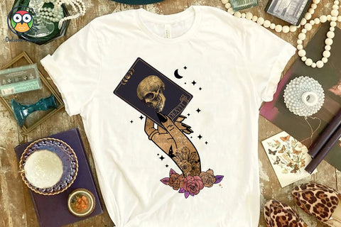 Death Tarot Sublimation Design Sublimation LAM HOANG THUY 