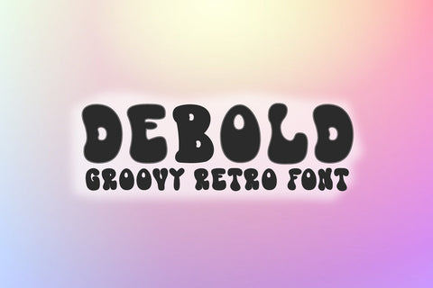Debold - Groovy Retro Font Font Masyafi Studio 