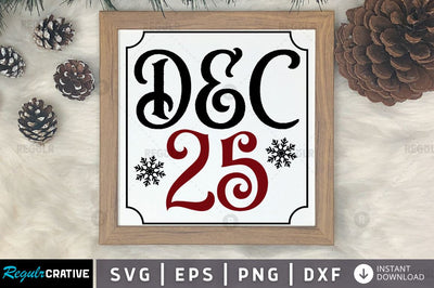 Dec 25 SVG SVG Regulrcrative 