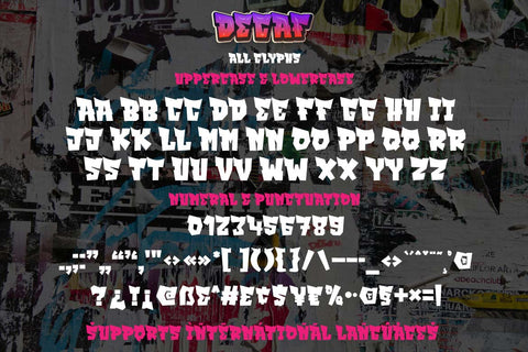 DECAF Font twinletter 