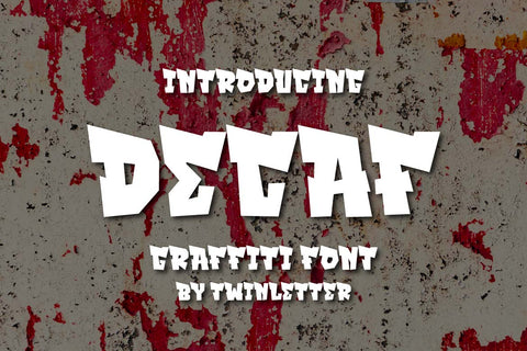 DECAF Font twinletter 
