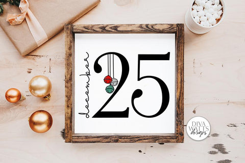 December 25 SVG | Christmas / Winter Design SVG Diva Watts Designs 