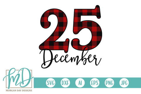 December 25 SVG Morgan Day Designs 