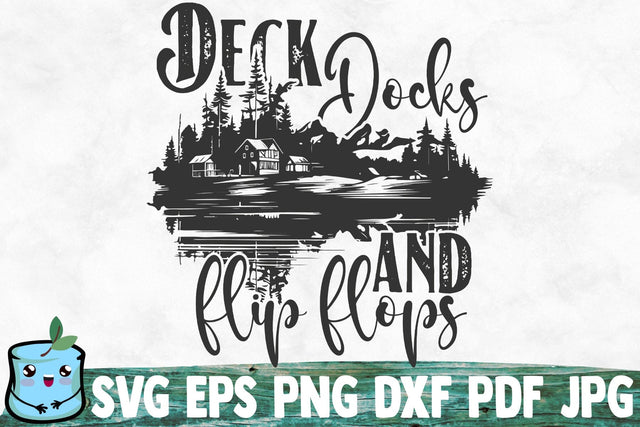Deck Docks And Flip Flops SVG MintyMarshmallows 