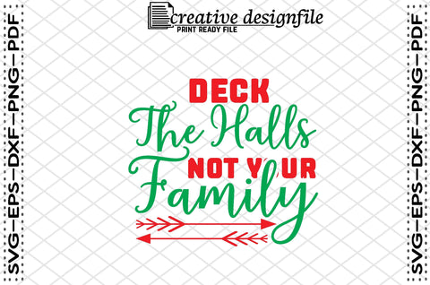 deck the halls not your family SVG farhad farhad 