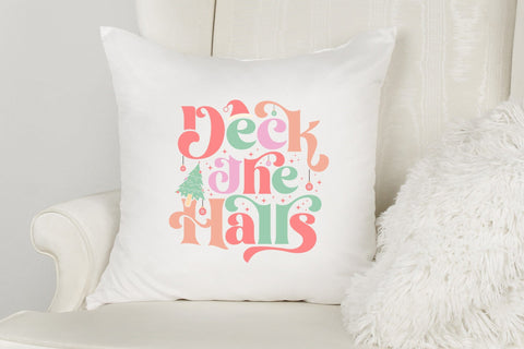Deck the Halls - Retro Christmas SVG Design SVG CraftLabSVG 