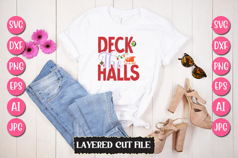 Deck The Halls SVG Cut File SVG Newmockups 