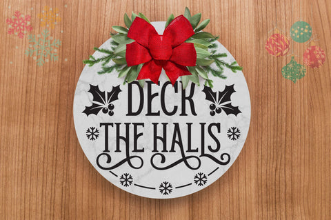 Deck the halls SVG Design SVG Regulrcrative 