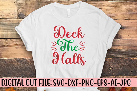 Deck The Halls SVG Design SVG Syaman 
