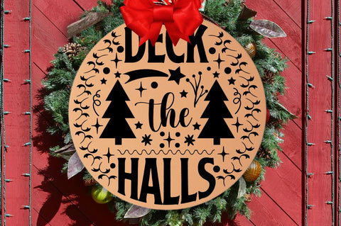 Deck the halls SVG SVG DESIGNISTIC 