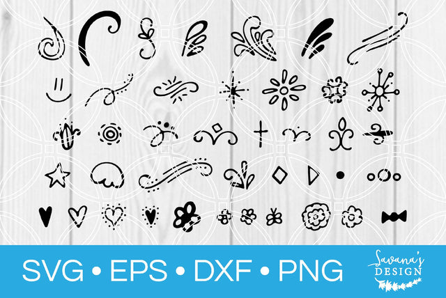 Decorative Elements Bundle SVG SavanasDesign 