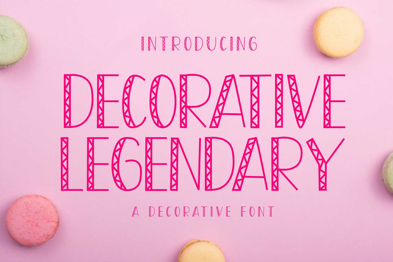 Decorative Legendary Font LetterdayStudio 