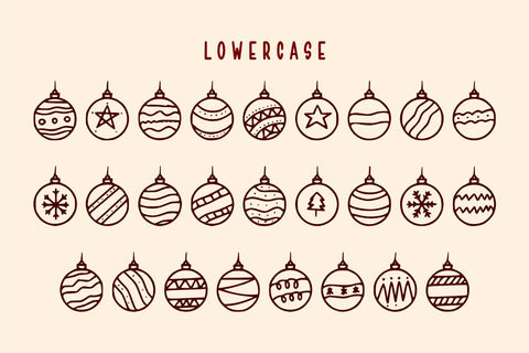 Decorative Lights - Christmas Dingbat Font Masyafi Studio 