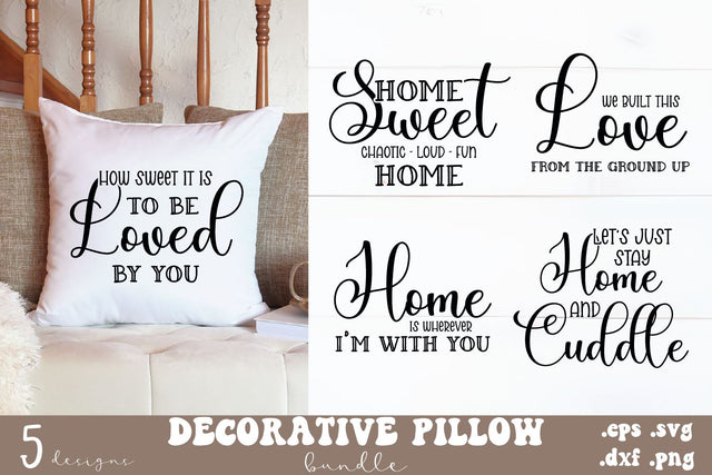 Decorative Pillow Bundle SVG Carla C Designs 