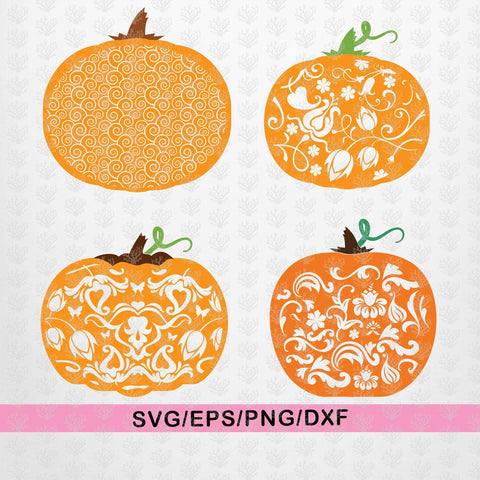Decorative Pumpkin – Halloween SVG EPS DXF PNG Cutting Files SVG CoralCutsSVG 