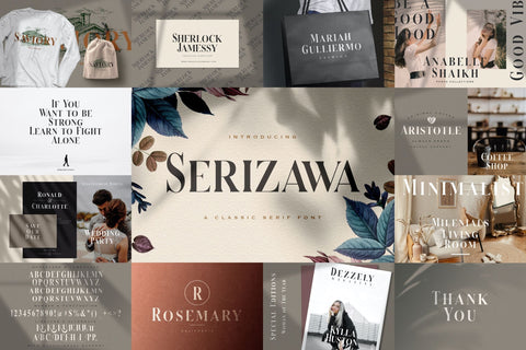 Decorative Serif Font Bundle Font StringLabs 