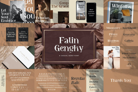 Decorative Serif Font Bundle Font StringLabs 