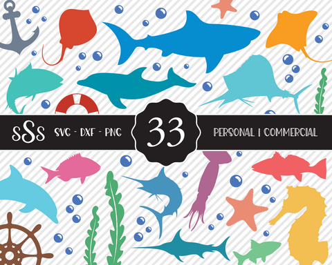 Deep Sea Fish Super Bundle | Outdoor SVG SVG Texas Southern Cuts 