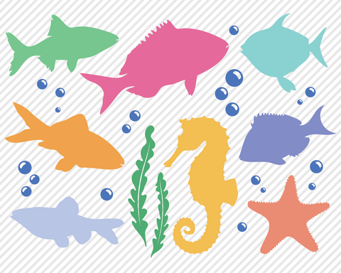 Deep Sea Fish Super Bundle | Outdoor SVG SVG Texas Southern Cuts 