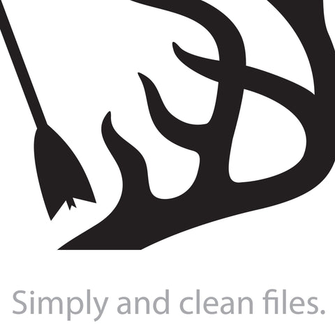 Deer and crossed arrows SVG TribaliumArtSF 