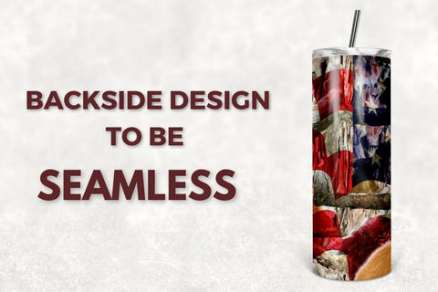 Deer and Flag 20 Oz skinny tumbler, American Flag Hunting tapered & straight template digital download PNG sublimation design Sublimation TumblersByPhill 