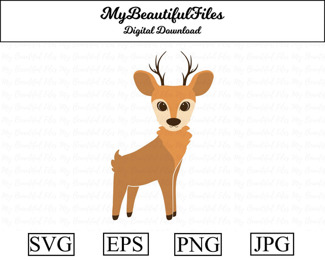 Deer - Animal SVG MyBeautifulFiles 