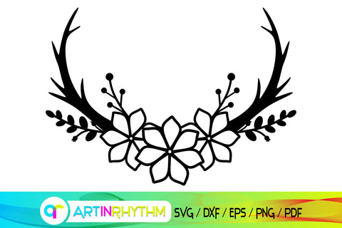 deer antler svg bundle SVG Artinrhythm shop 