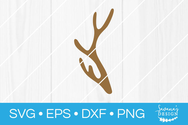 Deer Antler SVG SavanasDesign 
