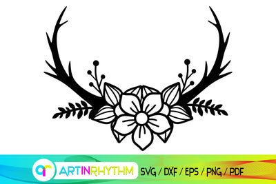 deer antler svg SVG Artinrhythm shop 