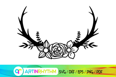 deer antler svg SVG Artinrhythm shop 