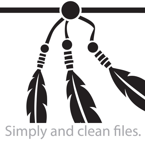 Deer antlers and arrow SVG TribaliumArtSF 