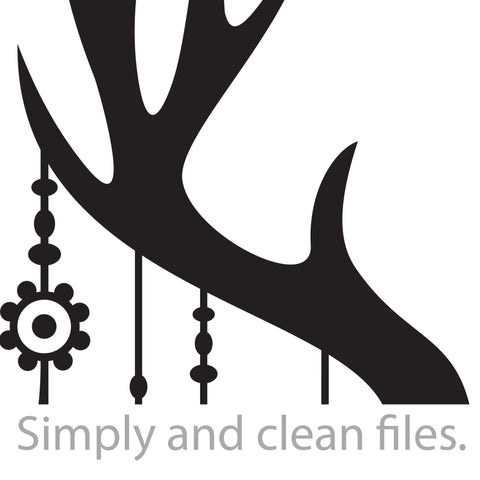 Deer antlers (Boho style) SVG TribaliumArtSF 
