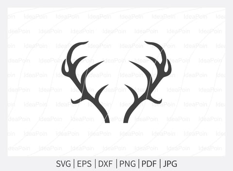 Deer Antlers svg, Deer Antlers, Reindeer Antlers Svg, Antlers svg, Cricut, Silhouette SVG Dinvect 