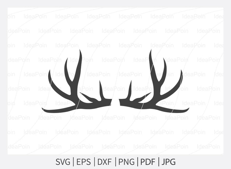 Deer Antlers svg, Deer Antlers, Reindeer Antlers Svg, Antlers svg ...